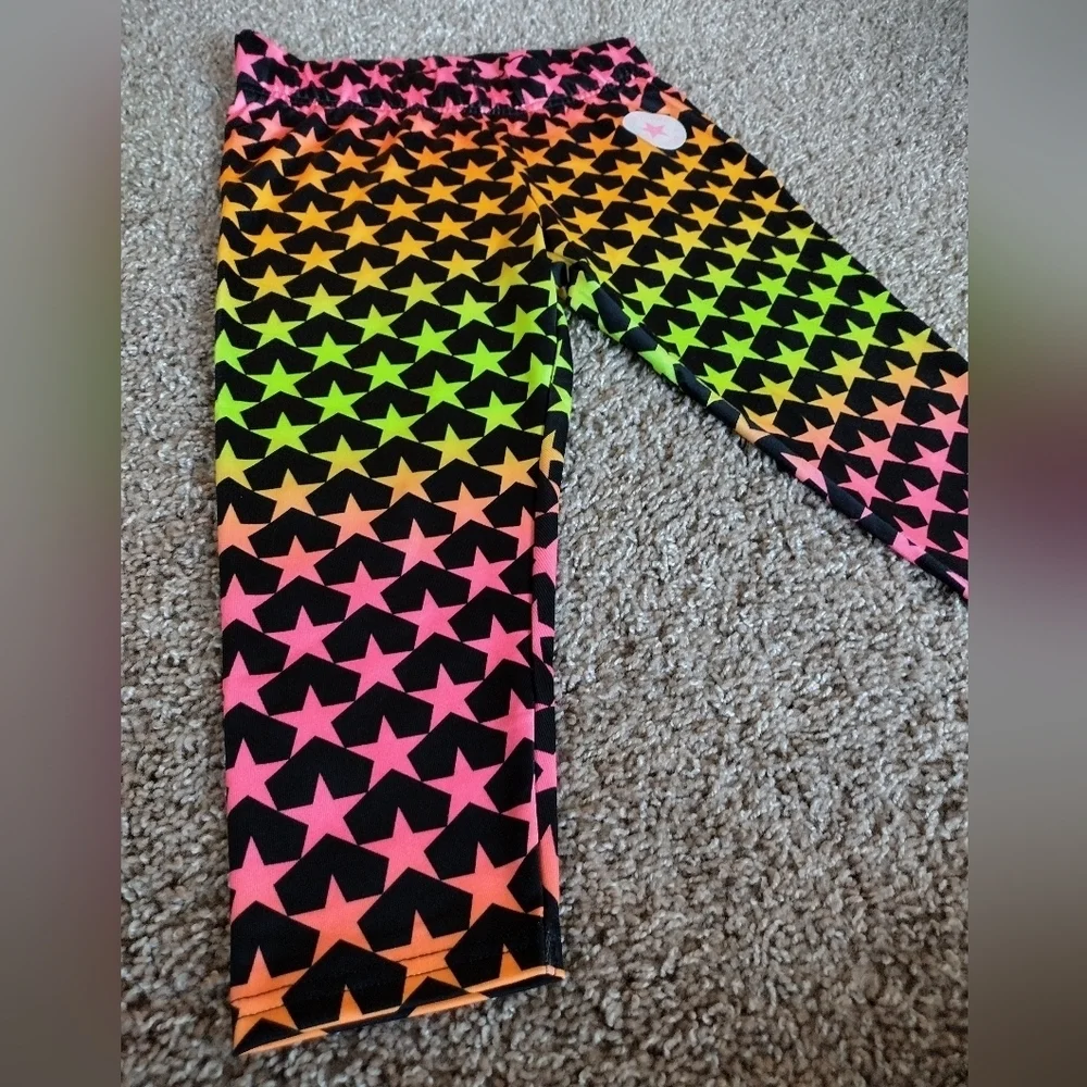 Converse Star Print Youth Leggings NWOT